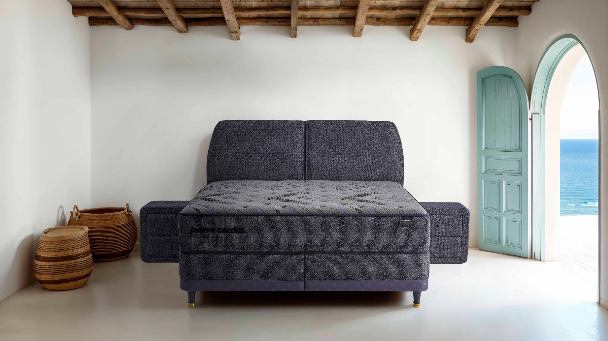 Blue Marine Yatak & Baza & Başlık Set