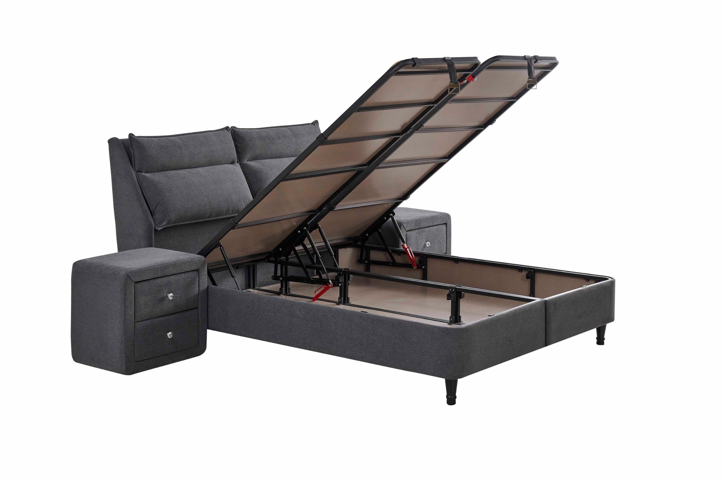 More Yatak & Baza & Başlık Set